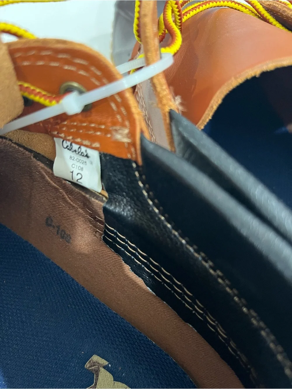 Wolverine Brown & Tan Waterproof Duck Boots with Yellow Laces